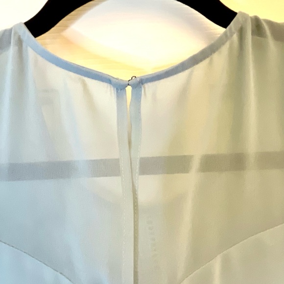 🌸 BCBG drop waist ruffle blouson dress in Cloudy Haze - Picture 11 of 11